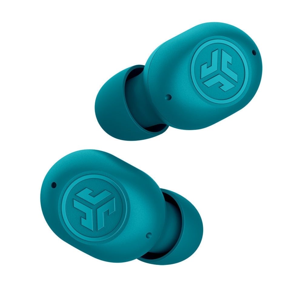 Jlab JBuds Mini True Wireless Multipoint Bluetooth Earbud Headphones Aqua Teal - Picture 4 of 14